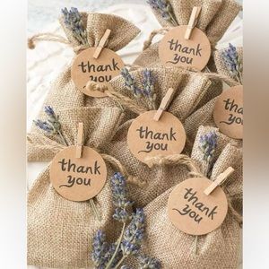 NWOT Round thank you tags